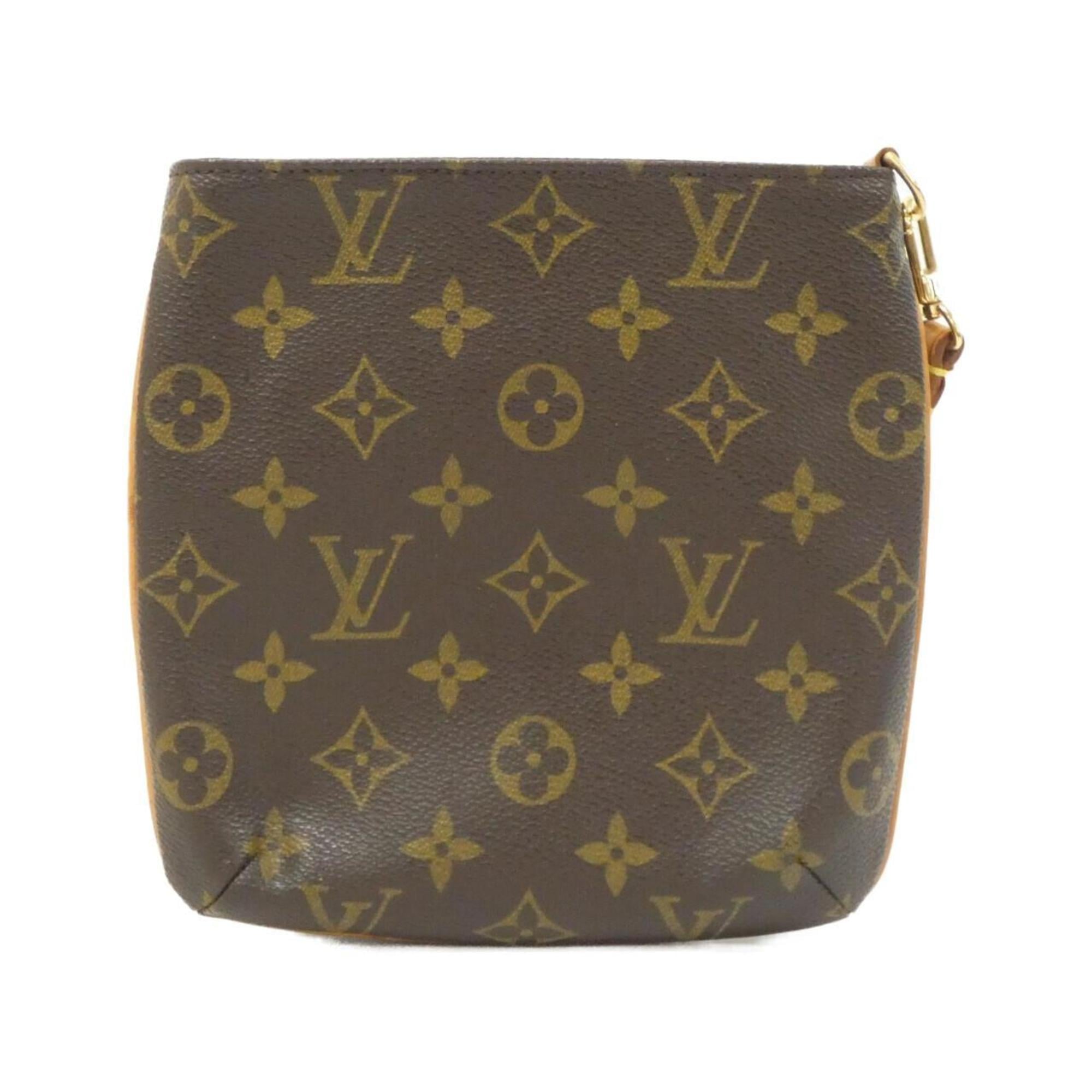 Louis Vuitton Marron Coated Canvas Handbag (Pre-Owned)