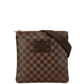Louis Vuitton Brown Damier Canvas Pvc Leather Pochette Shoulder Bag (Pre-Owned)