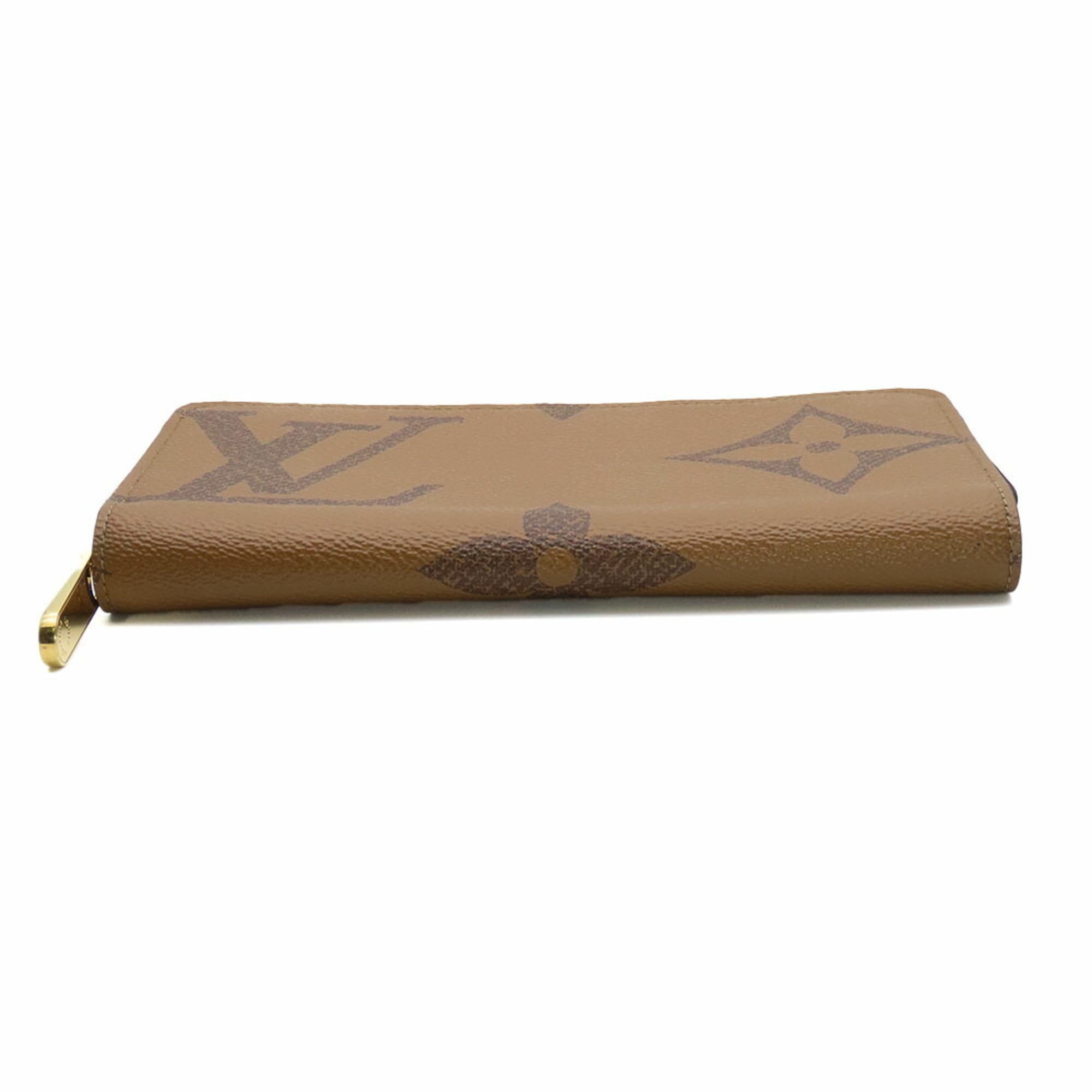 Louis Vuitton Brown Monogram Reverse Long Wallet (Bi-Fold) (Pre-Owned)