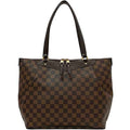 Louis Vuitton Brown Damier Canvas Ebene Damier Canvas Tote Bag (Pre-Owned)