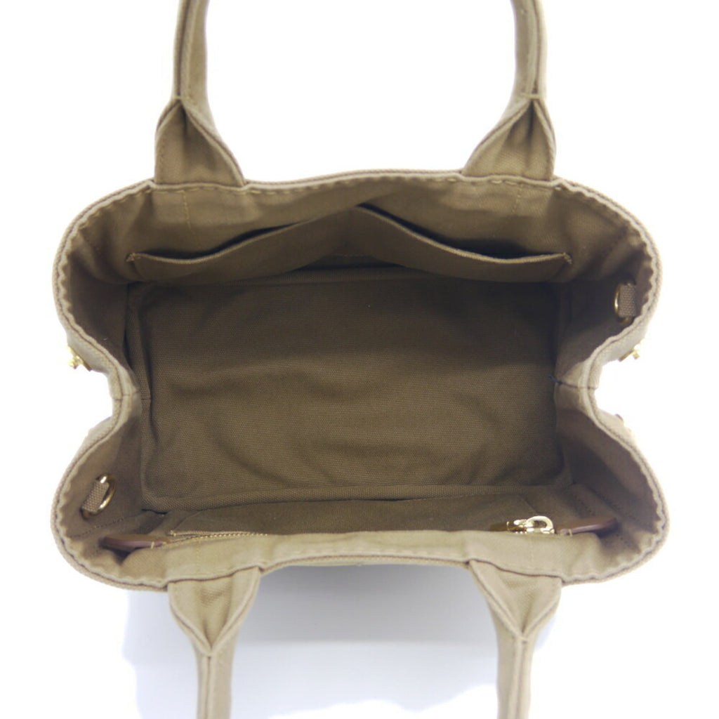 Prada Canvas Handbag Shoulder Bag (Pre-Owned)