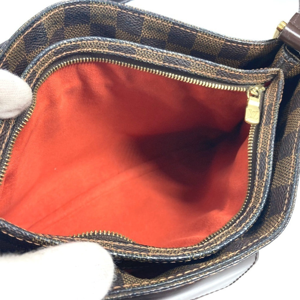 Louis Vuitton Brown Ebene Damier Canvas Shoulder Bag (Pre-Owned)