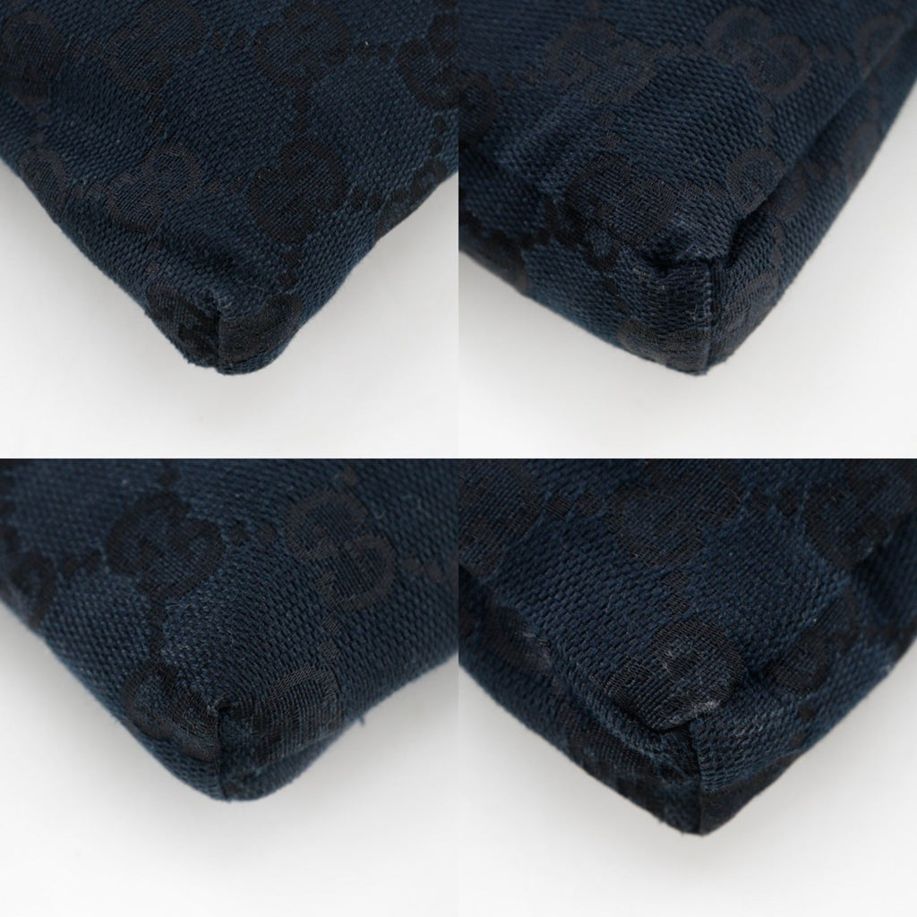 Gucci Gg Canvas Black Gg Canvas Sling Bag (Pre-Owned)