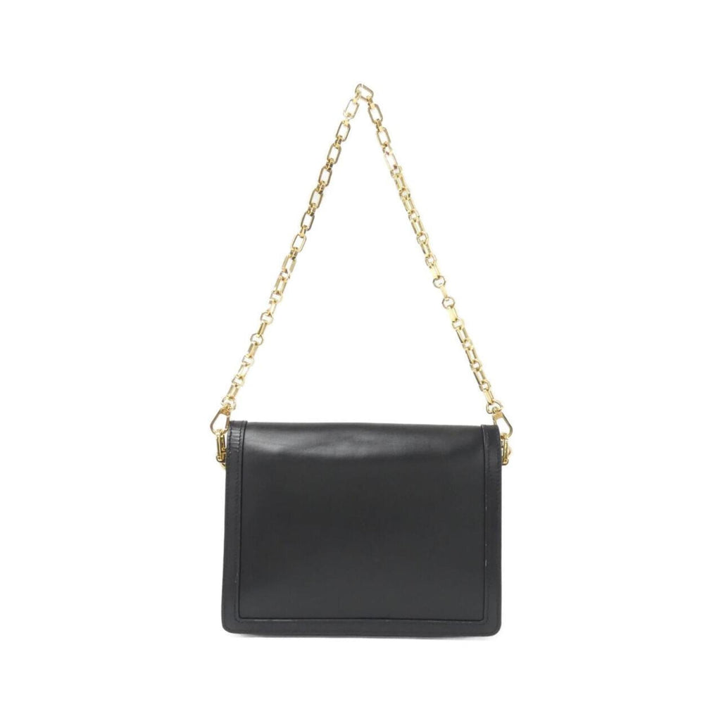 Louis Vuitton Black Leather Shoulder Bag (Pre-Owned)