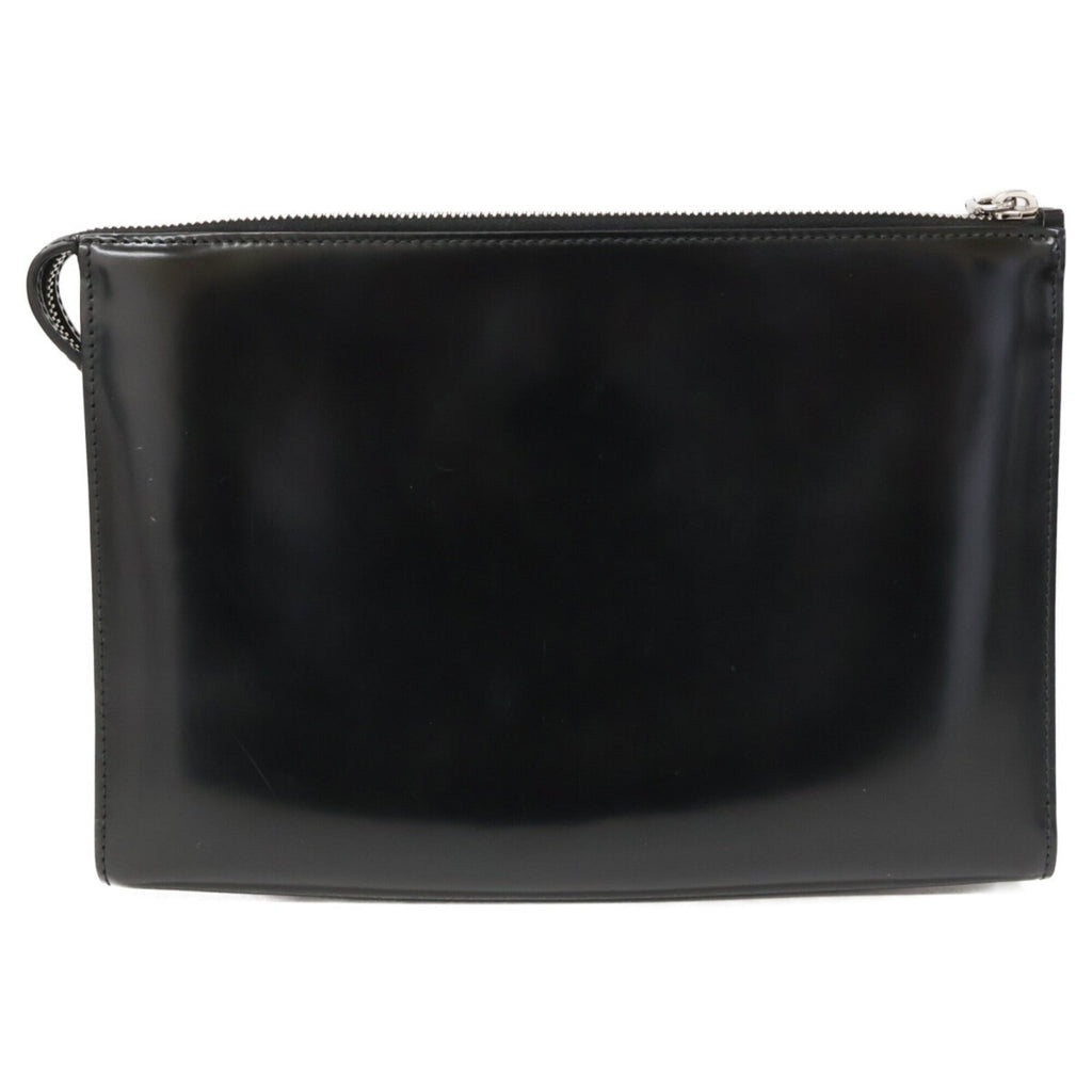 Prada Black Leather Clutch Bag (Pre-Owned)