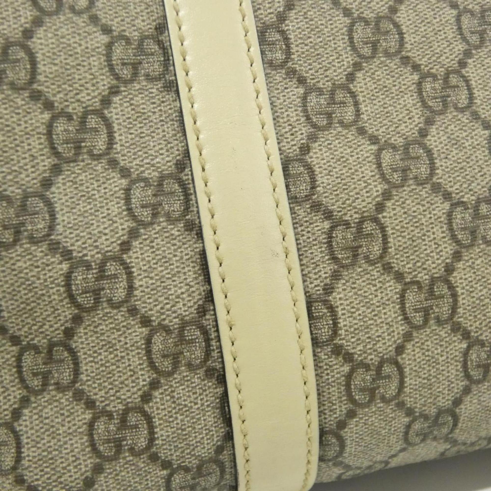 Gucci Beige Ivory Gg Plus Handbag (Pre-Owned)