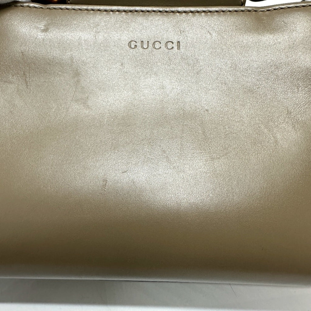 Gucci Brown Leather Handbag (Pre-Owned)