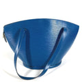 Louis Vuitton Blue Leather Tote Bag (Pre-Owned)