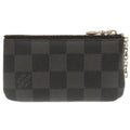 Louis Vuitton Black Damier Graphite Damier Graphite Canvas Coin Purse/Coin Case (Pre-Owned)