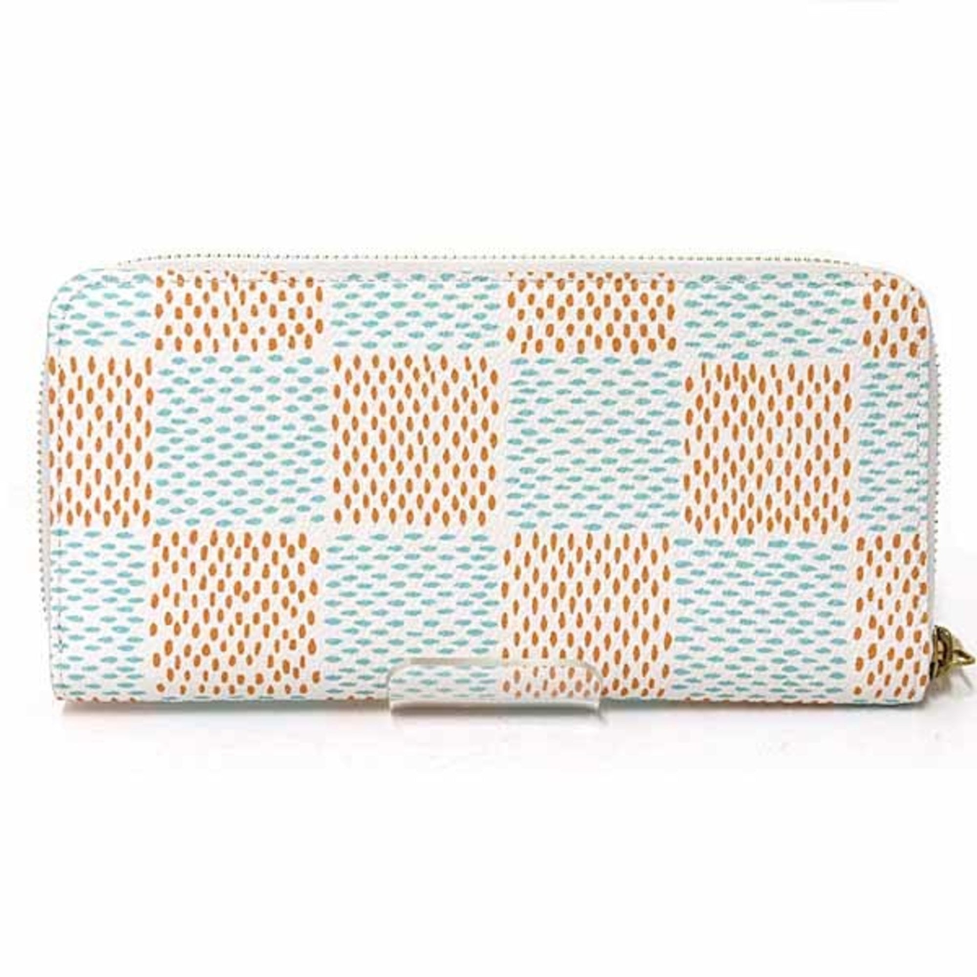 Louis Vuitton Damier Multi-Color White Long Wallet (Bi-Fold) (Pre-Owned)