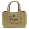 Prada Canvas Handbag Shoulder Bag (Pre-Owned)