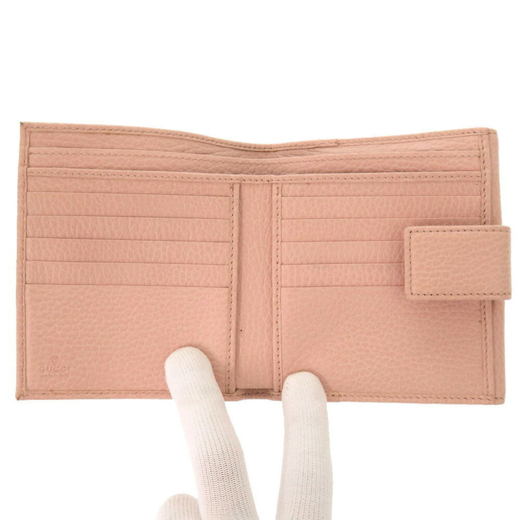 Gucci Pink Leather Wallet (Bi-Fold) (Pre-Owned)
