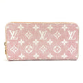 Louis Vuitton Monogram Denim Pink Monogram Denim Long Wallet (Bi-Fold) (Pre-Owned)