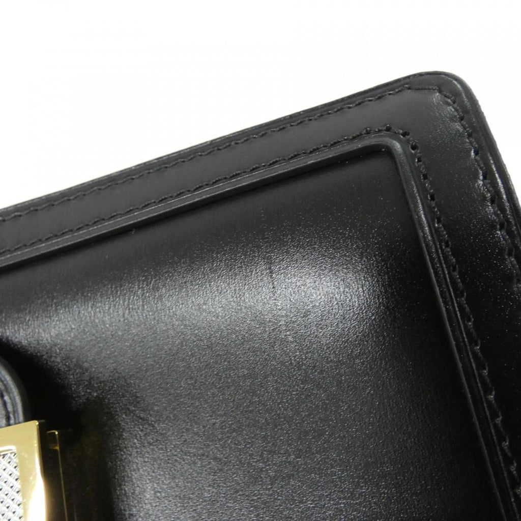 Louis Vuitton Black Leather Shoulder Bag (Pre-Owned)