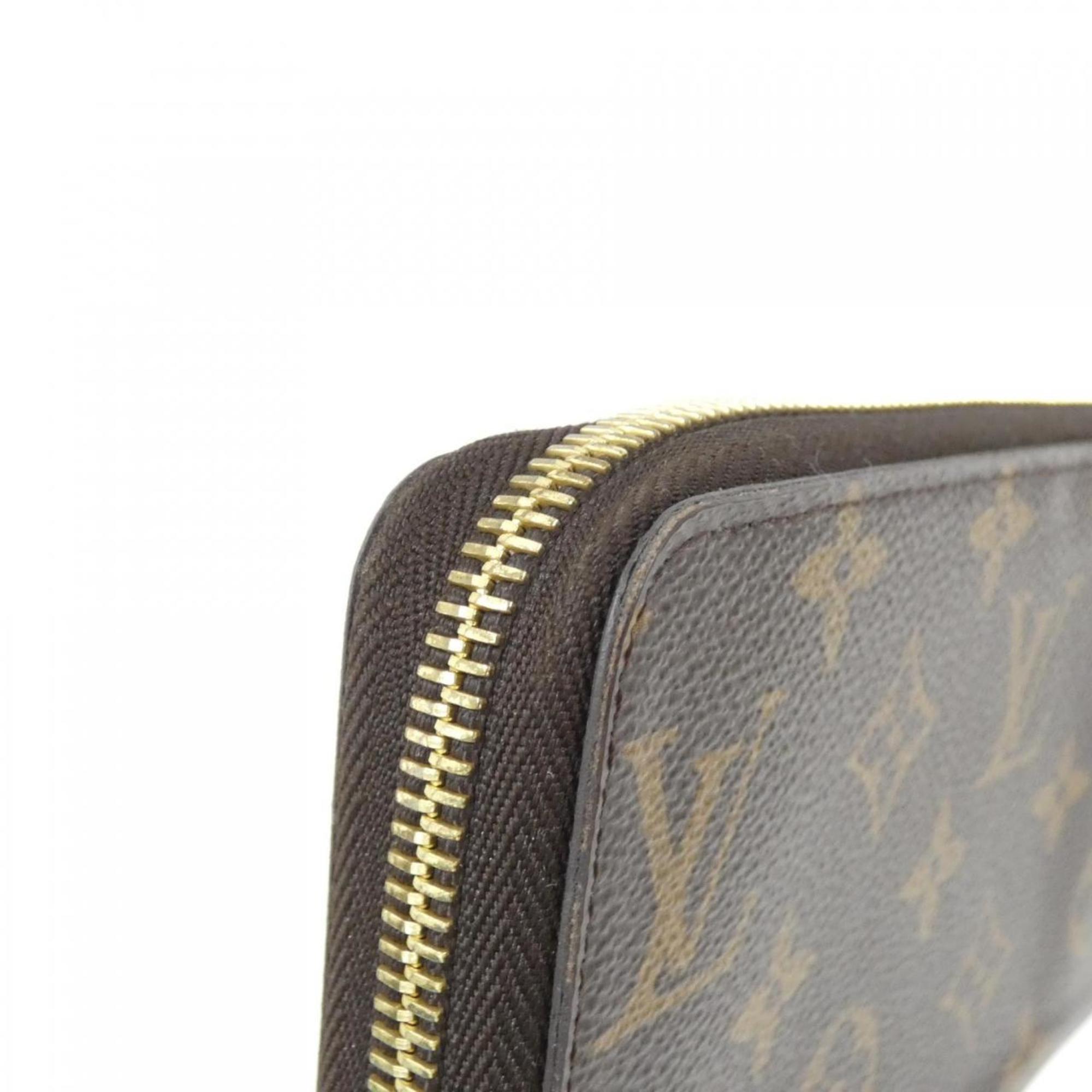 Louis Vuitton Coquelicots Marron Coated Canvas Long Wallet (Bi-Fold) (Pre-Owned)