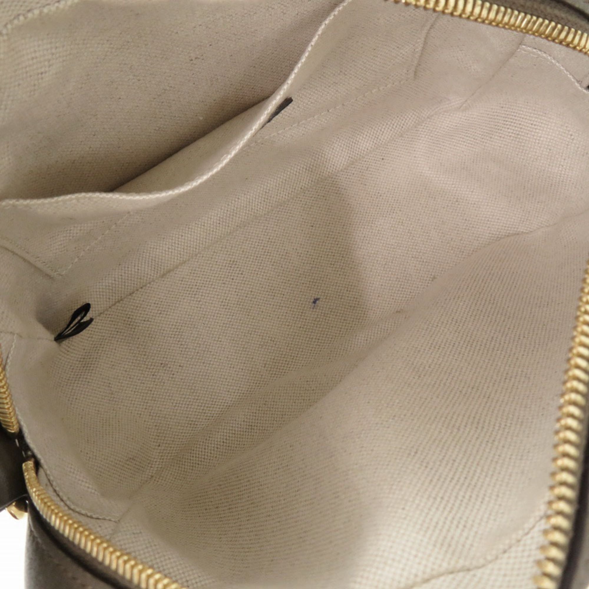 Gucci Brown Leather Shoulder Bag (Pre-Owned)