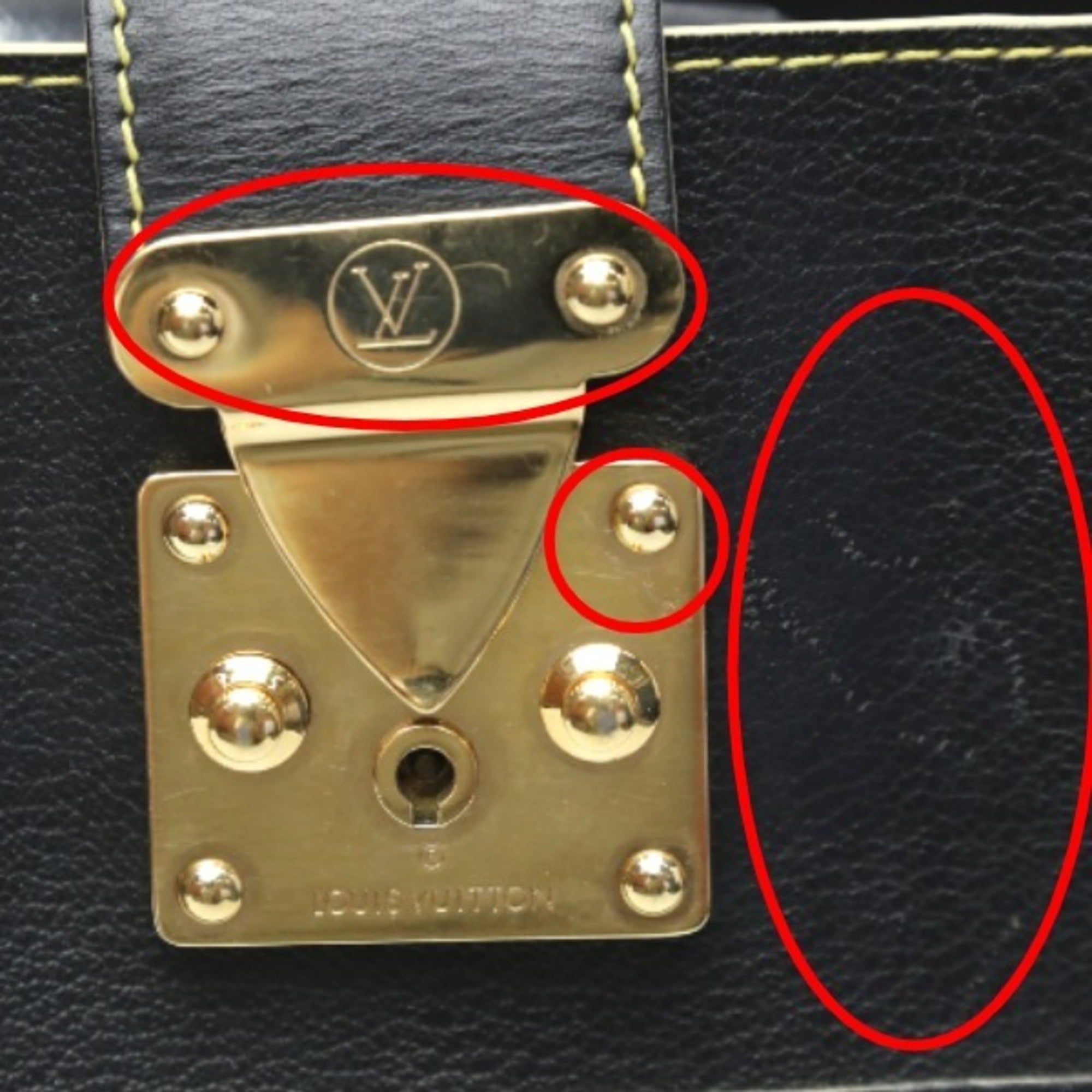 Louis Vuitton Noir Tote Bag (Pre-Owned)