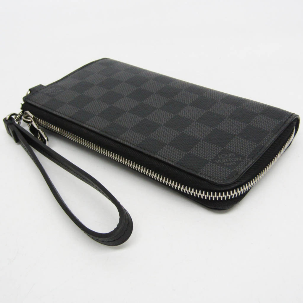 Louis Vuitton Damier Graphite Black Damier Graphite Long Wallet (Bi-Fold) (Pre-Owned)
