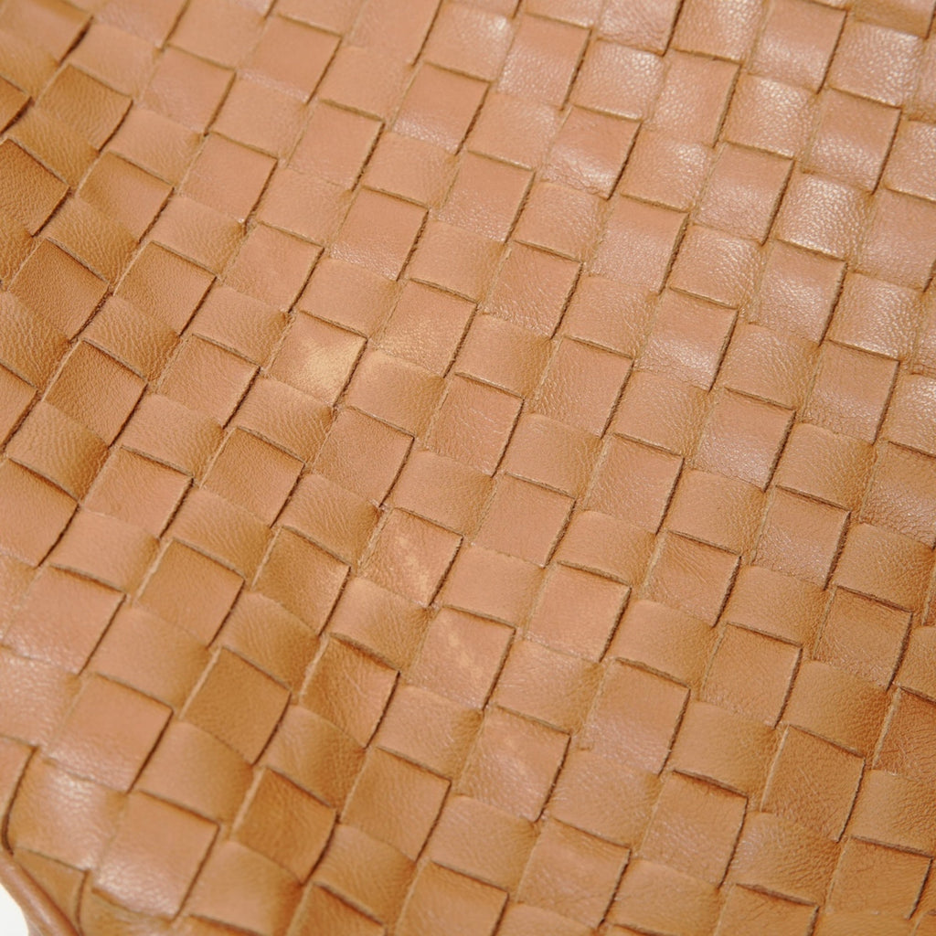 Bottega Veneta Intrecciato Brown Intrecciato Shoulder Bag (Pre-Owned)