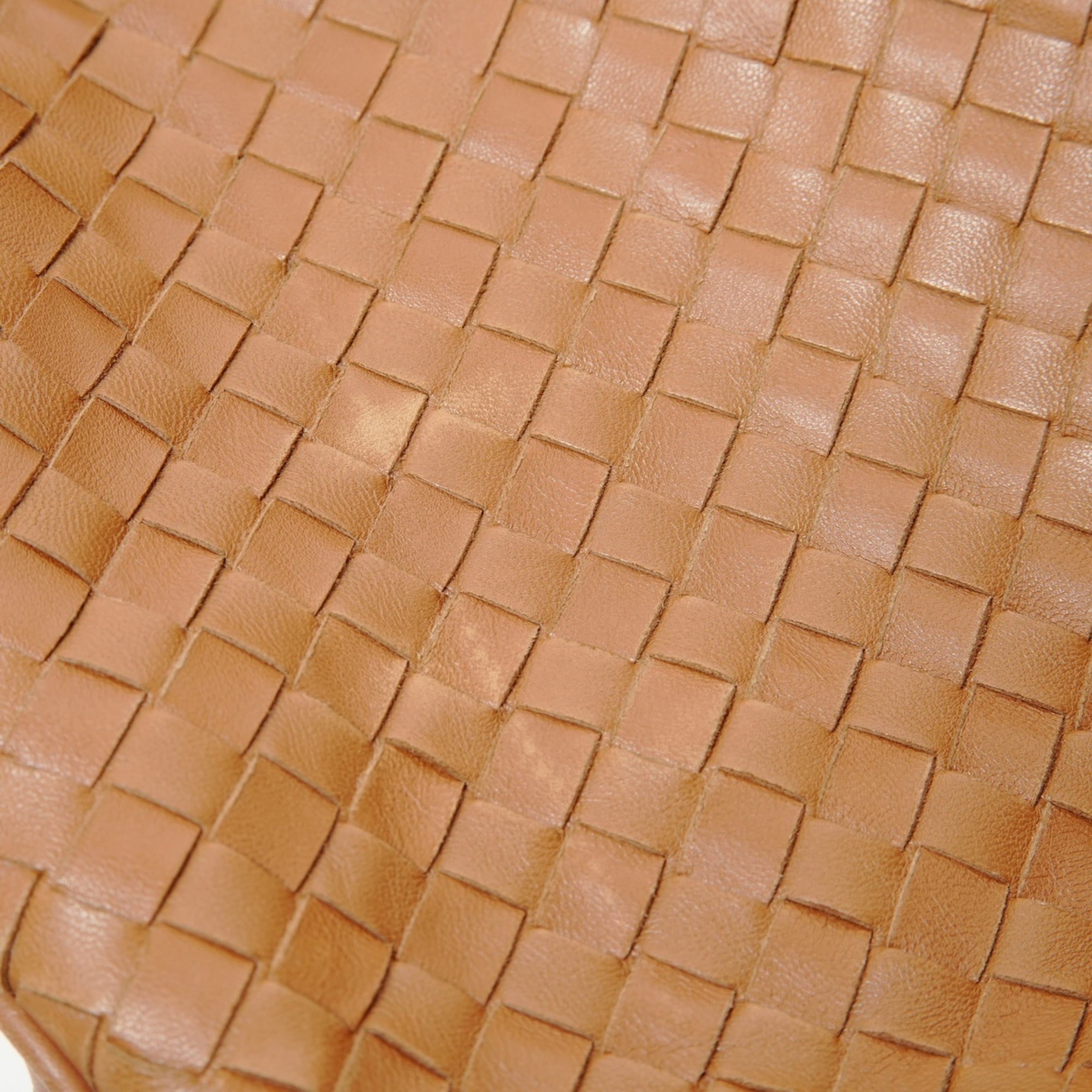 Bottega Veneta Intrecciato Brown Intrecciato Shoulder Bag (Pre-Owned)