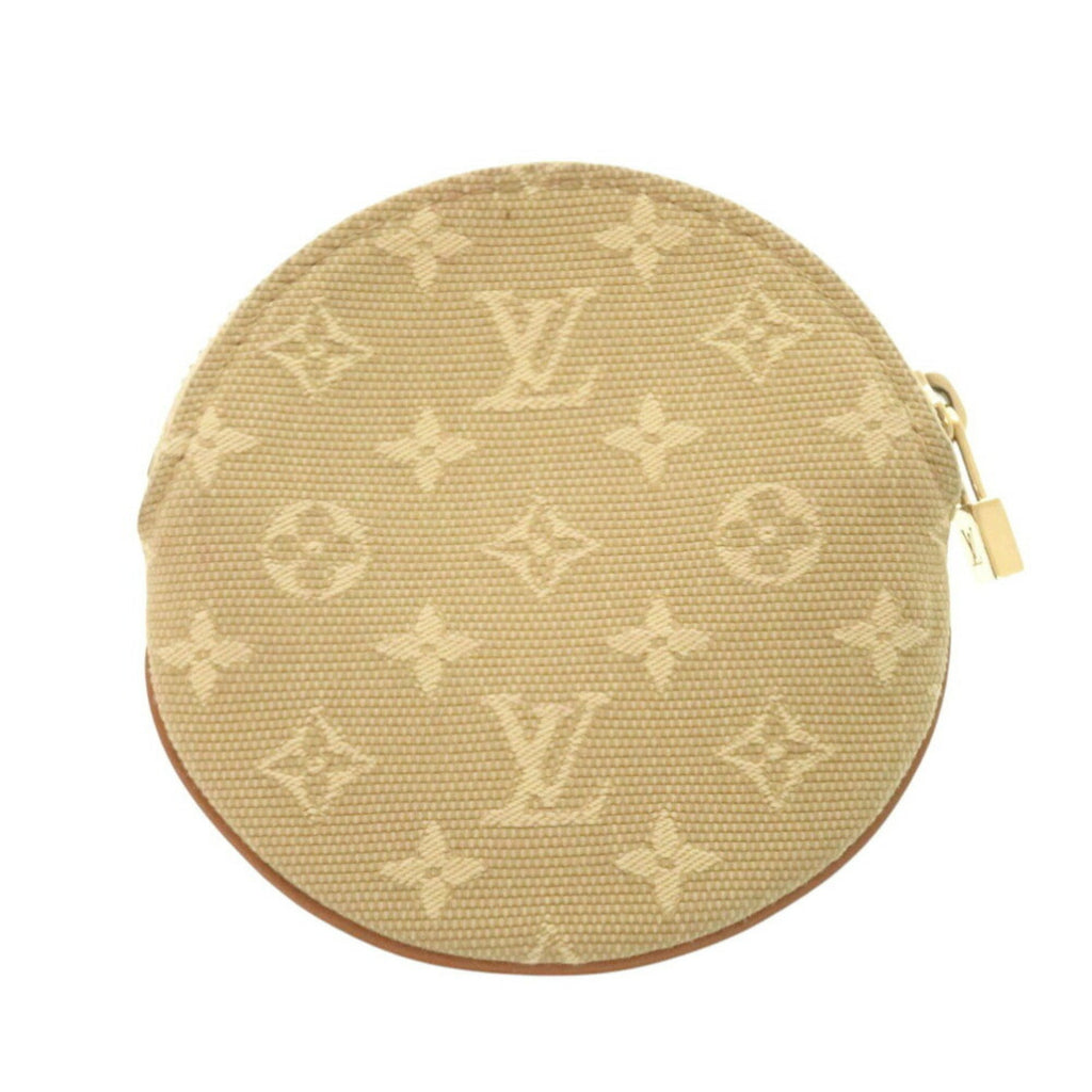Louis Vuitton Beige Monogram Mini Coin Purse/Coin Case (Pre-Owned)