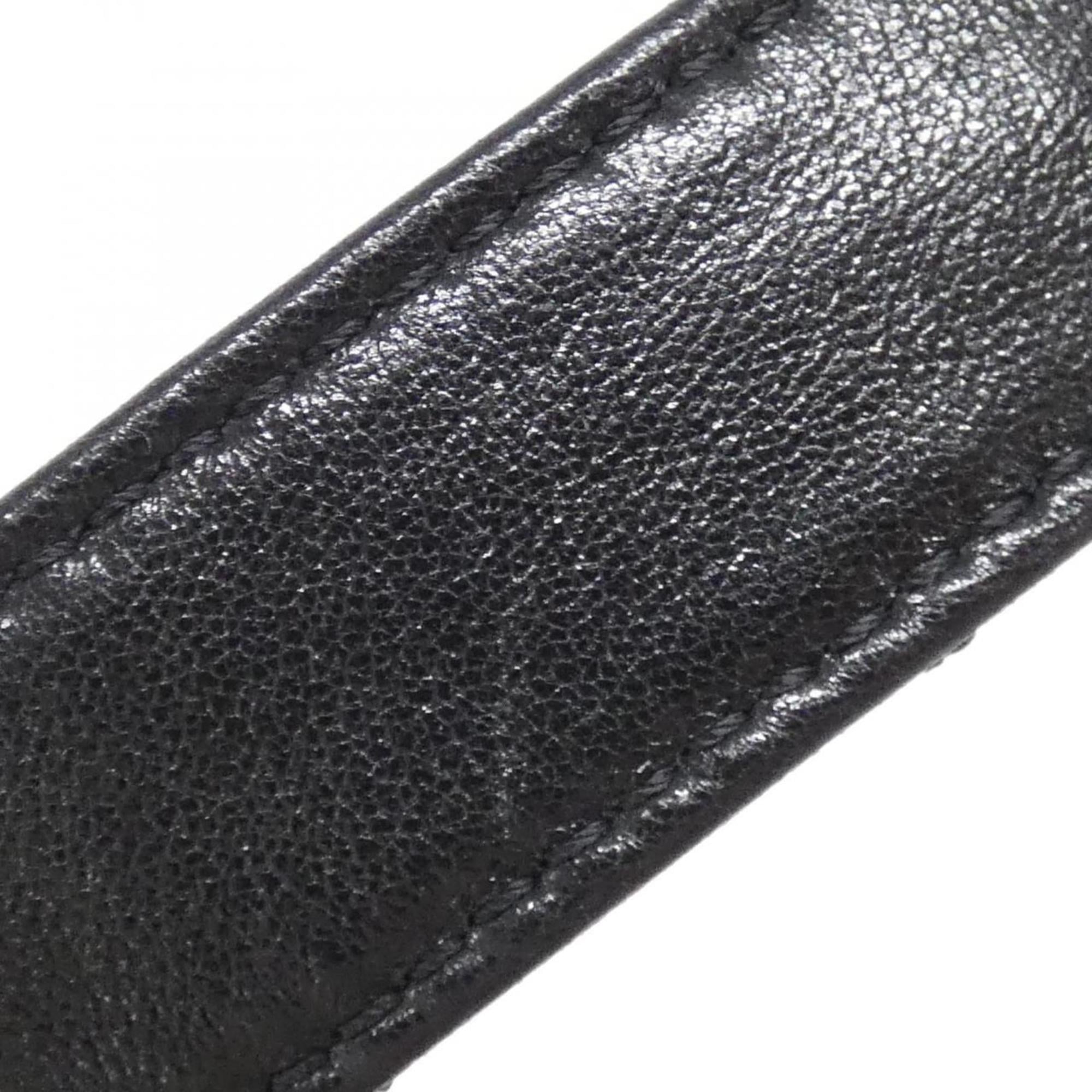 Chanel Black Leather Handbag (Pre-Owned)