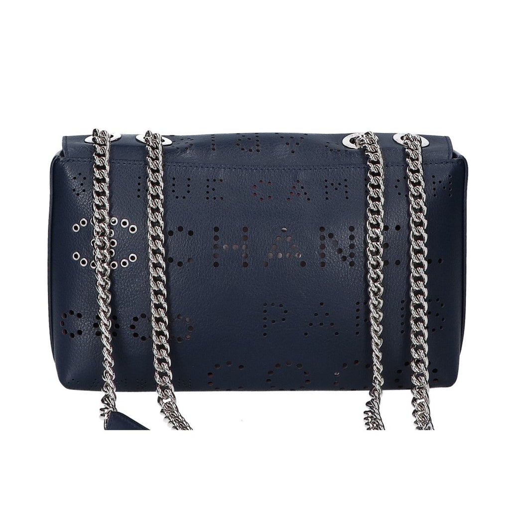 Chanel Navy Leather Shoulder Bag (Pre-Owned)