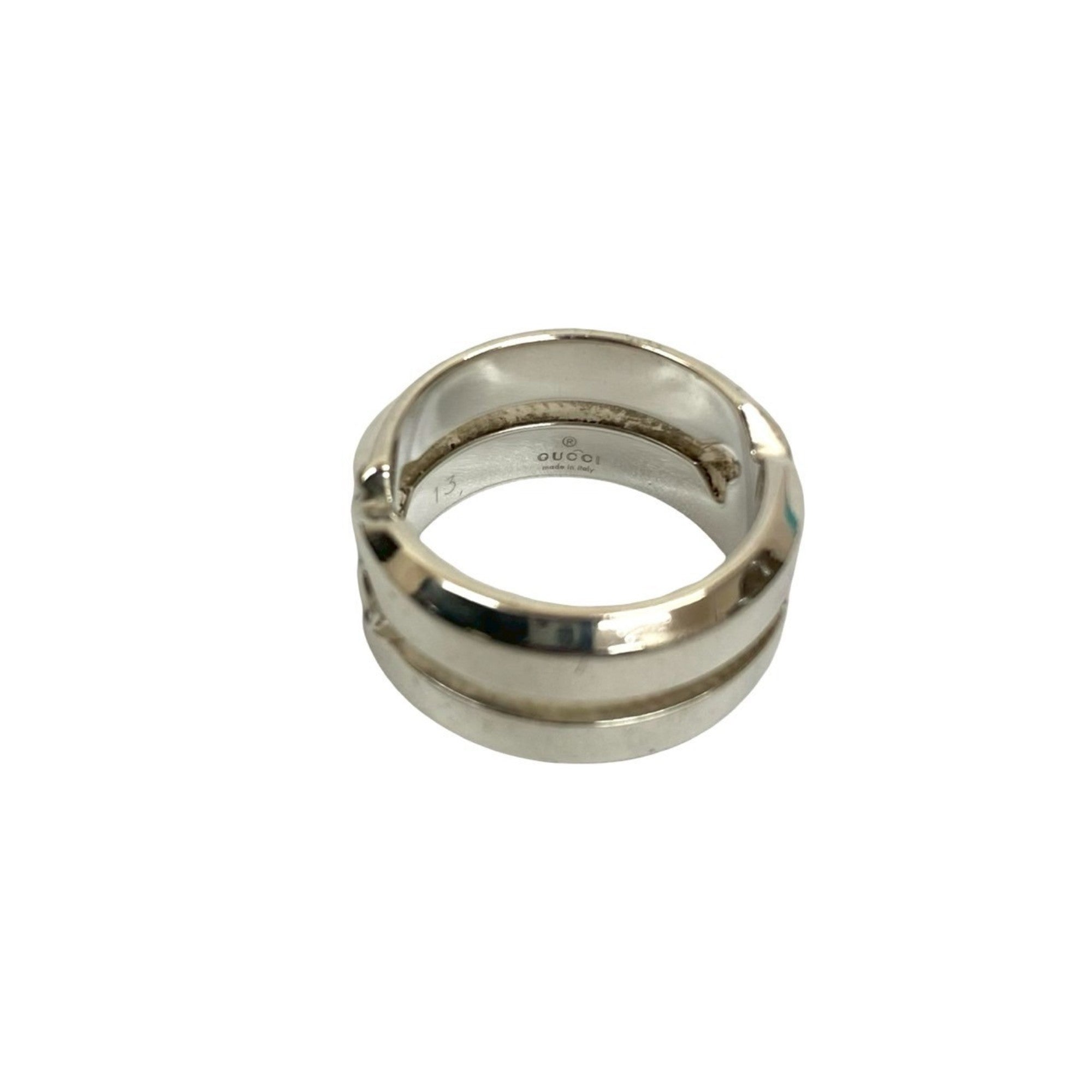 Gucci Silver Silver 925 Band Ring (Pre-Owned)