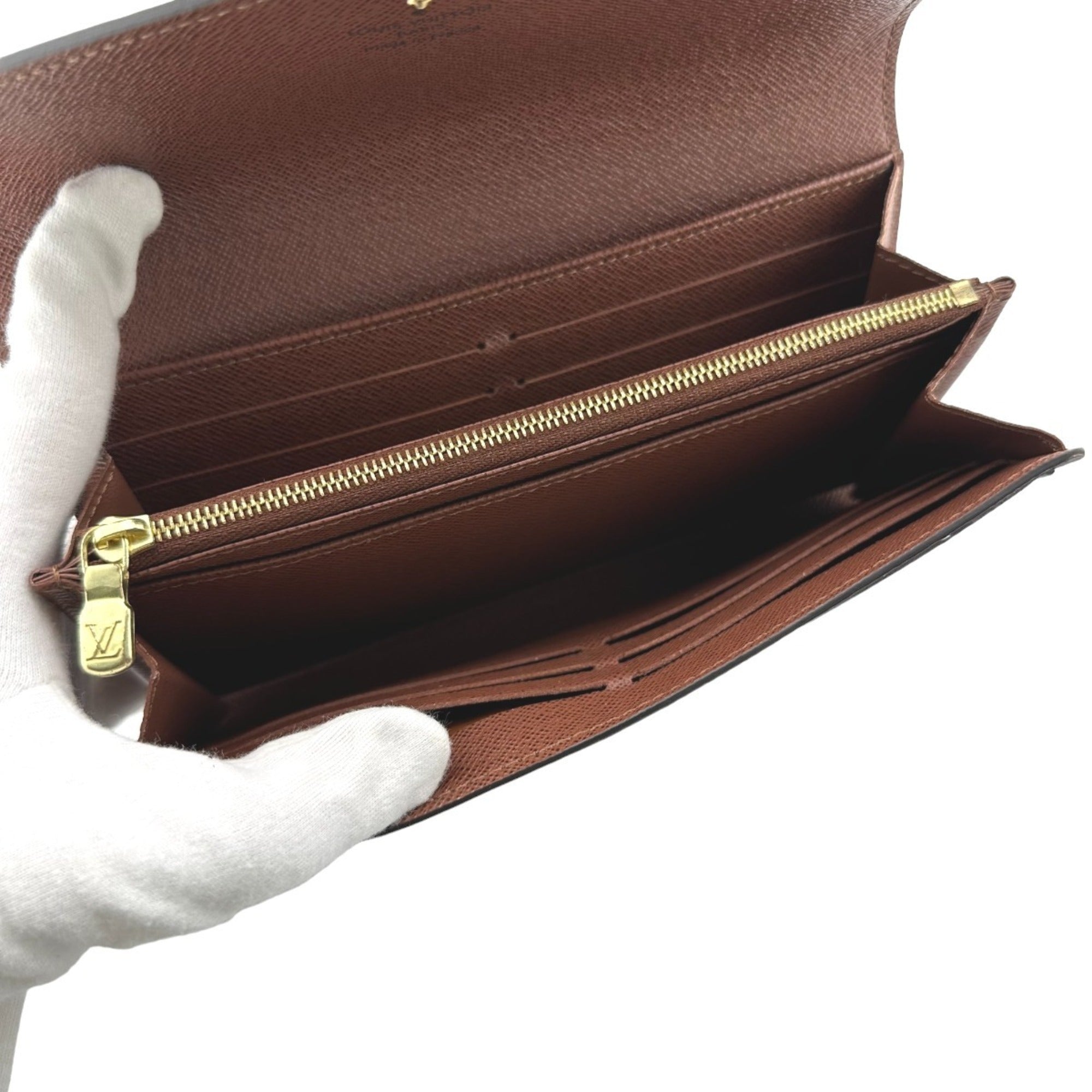 Louis Vuitton Brown Monogram Monogram Wallet (Bi-Fold) (Pre-Owned)