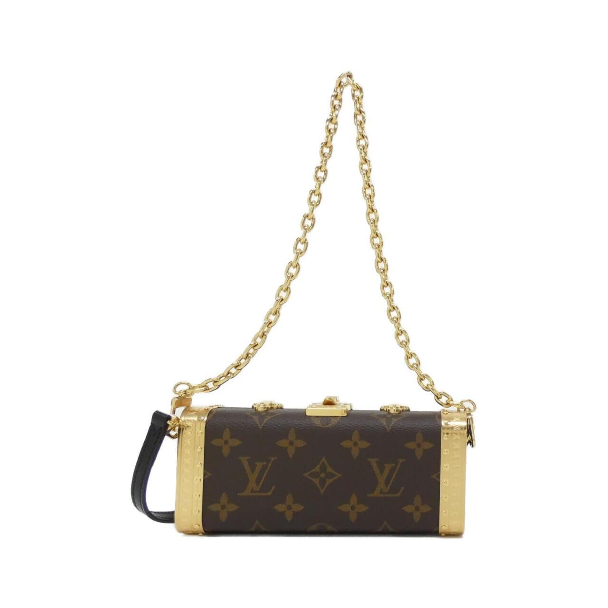 Louis Vuitton Monogram Marron Coated Canvas Handbag (Pre-Owned)