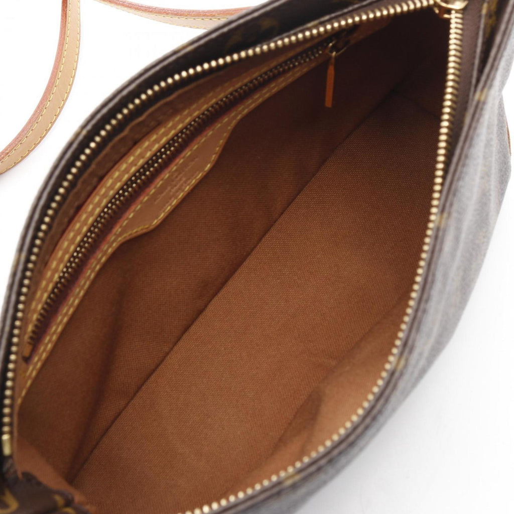 Louis Vuitton Brown Coated Canvas Pvc Monogram Leather Shoulder Bag (Pre-Owned)