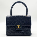 Chanel Black Leather Handbag (Pre-Owned)