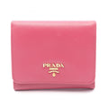 Prada Pink Leather Wallet (Tri-Fold) (Pre-Owned)