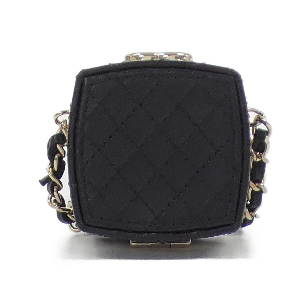 Chanel Black Leather Clutch Bag (Pre-Owned)