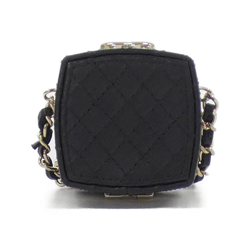 Chanel Black Leather Clutch Bag (Pre-Owned)