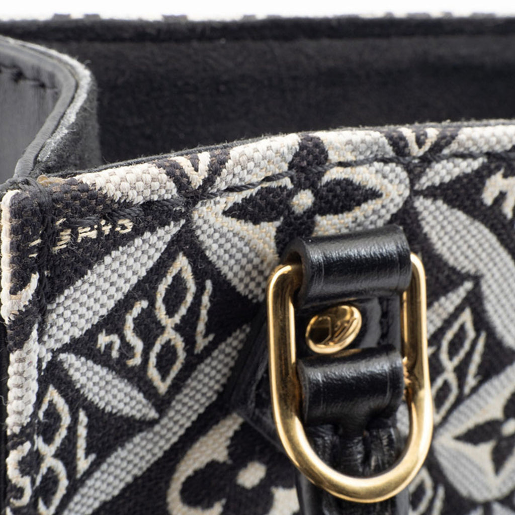 Louis Vuitton Black White Monogram Jacquard Shoulder Bag (Pre-Owned)