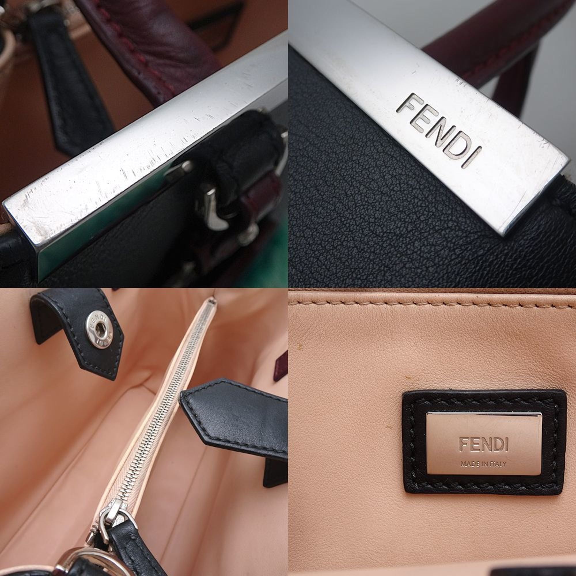 Fendi Black Leather Handbag (Pre-Owned)