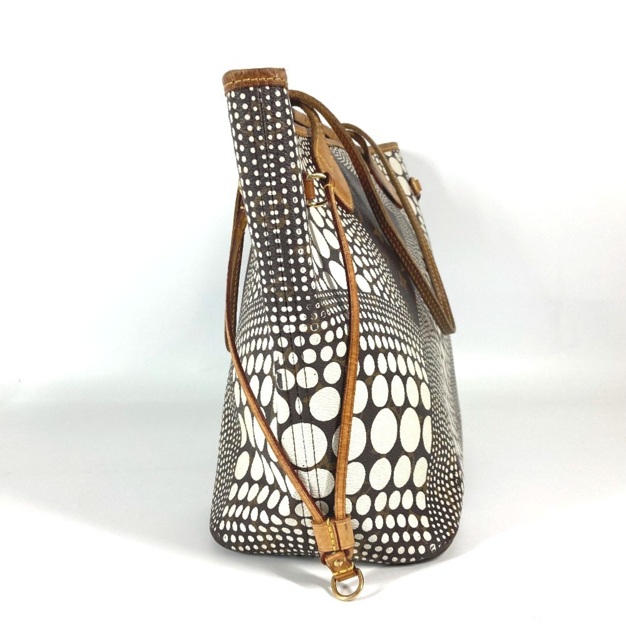 Louis Vuitton Brown Monogram White Monogram Shoulder Bag Tote Bag (Pre-Owned)