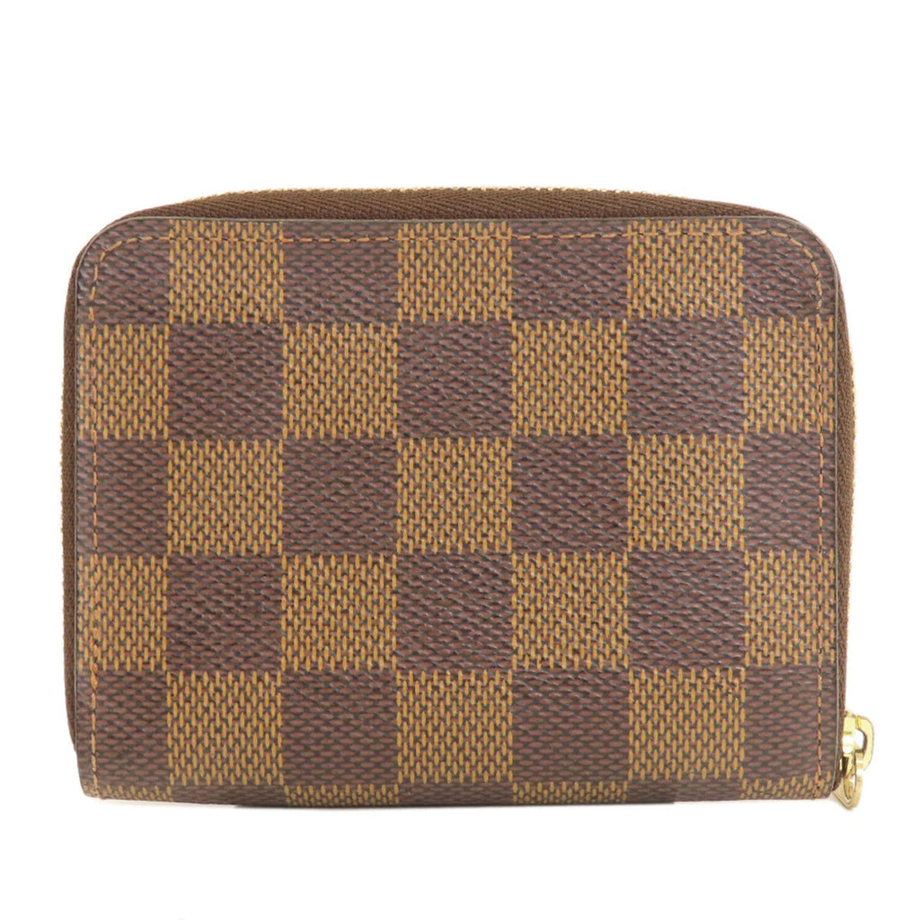 Louis Vuitton Damier Canvas Ebene Damier Canvas Coin Purse/Coin Case (Pre-Owned)