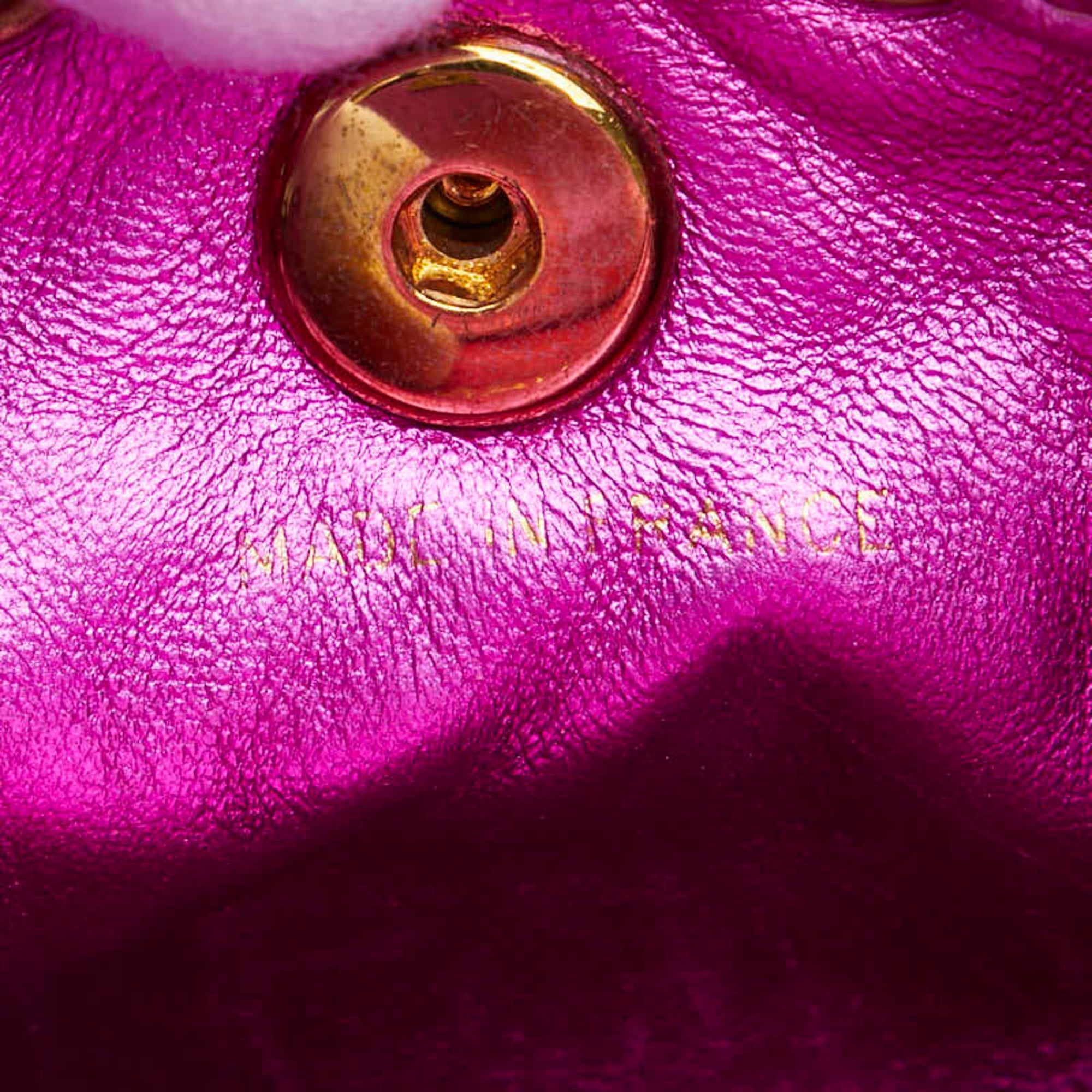 Chanel Metallic Pink Leather Backpack (Pre-Owned)