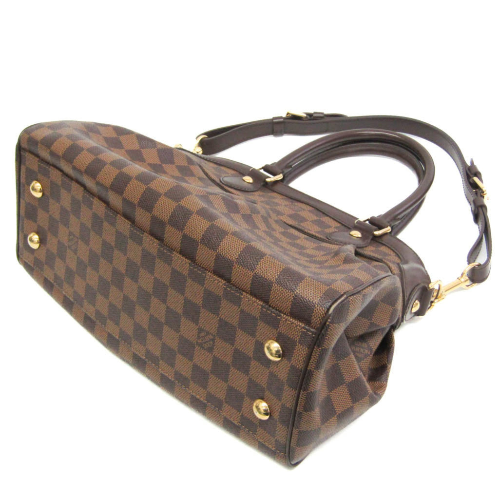 Louis Vuitton Trevi Handbag Damier Brown Canvas Handbag (Pre-Owned)
