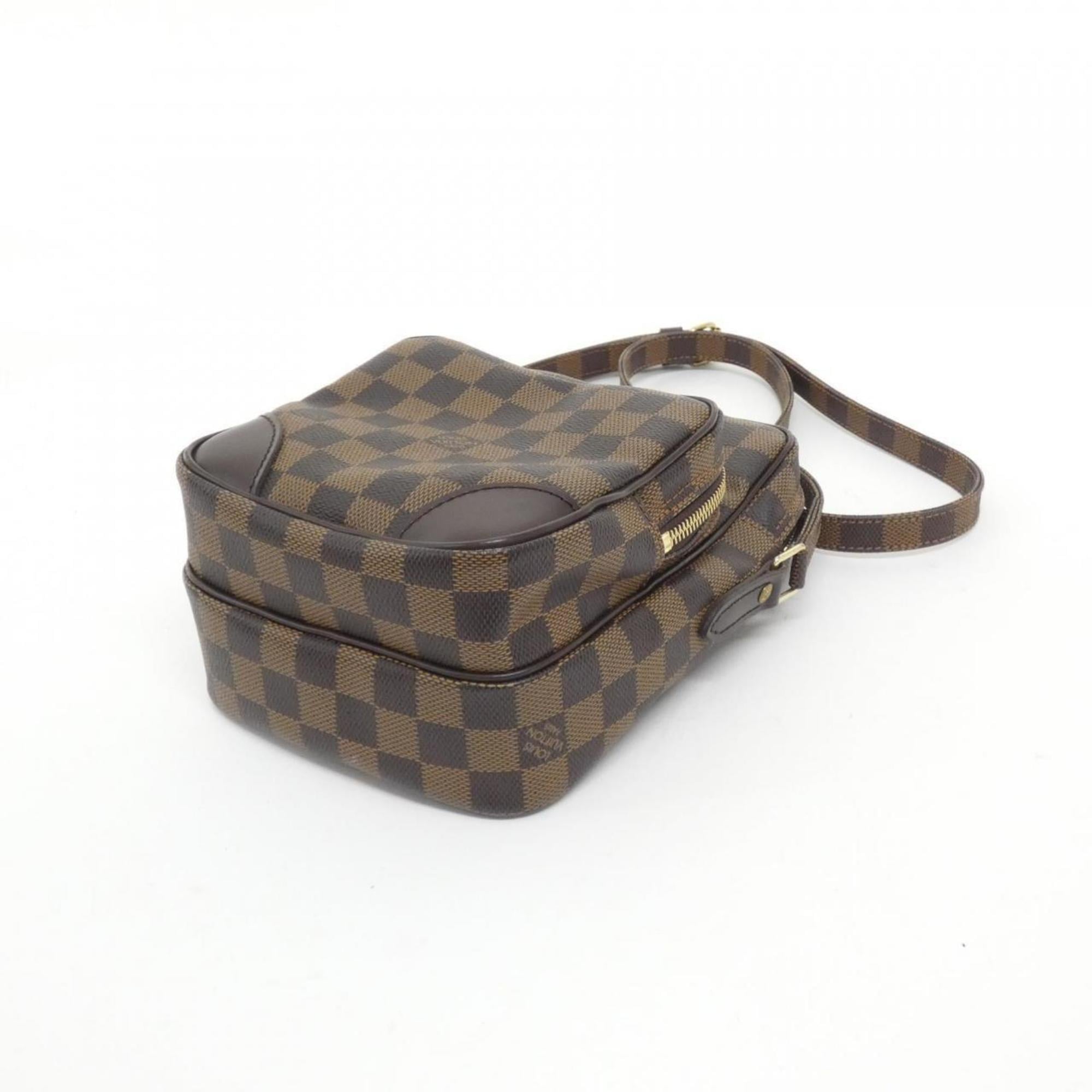 Louis Vuitton Ebene Coated Canvas Shoulder Bag (Pre-Owned)