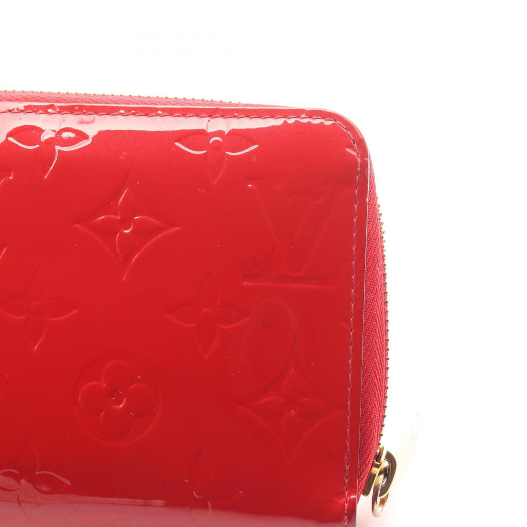 Louis Vuitton Cerise Red Color Vernis Leather Long Wallet (Bi-Fold) (Pre-Owned)