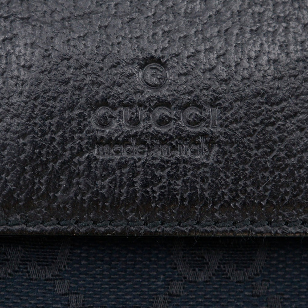 Gucci Gg Canvas Black Gg Canvas Sling Bag (Pre-Owned)