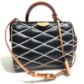 Louis Vuitton Black Leather Handbag (Pre-Owned)