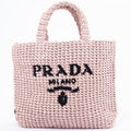 Prada Pink Viscose Tote Bag (Pre-Owned)