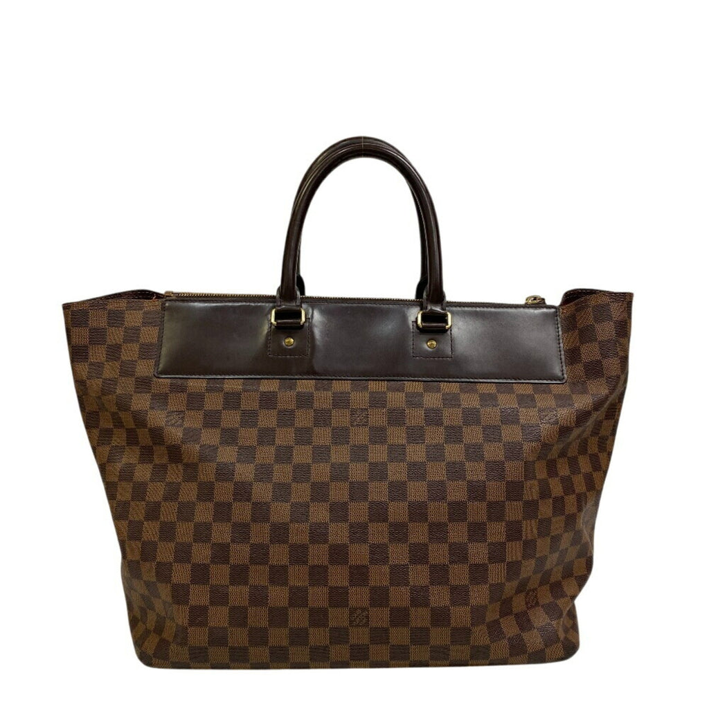 Louis Vuitton Damier Brown Red Color Leather Handbag (Pre-Owned)