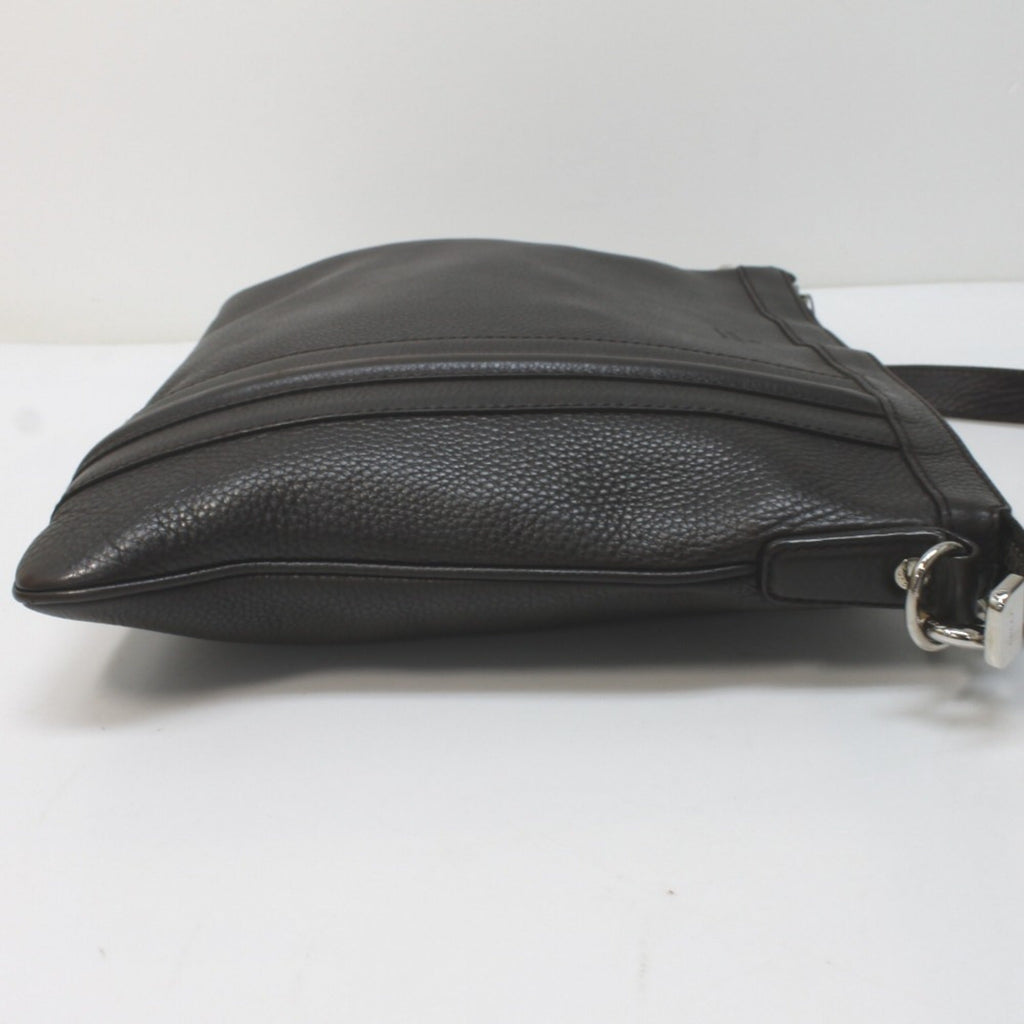 Gucci Dark Brown Leather Shoulder Bag (Pre-Owned)