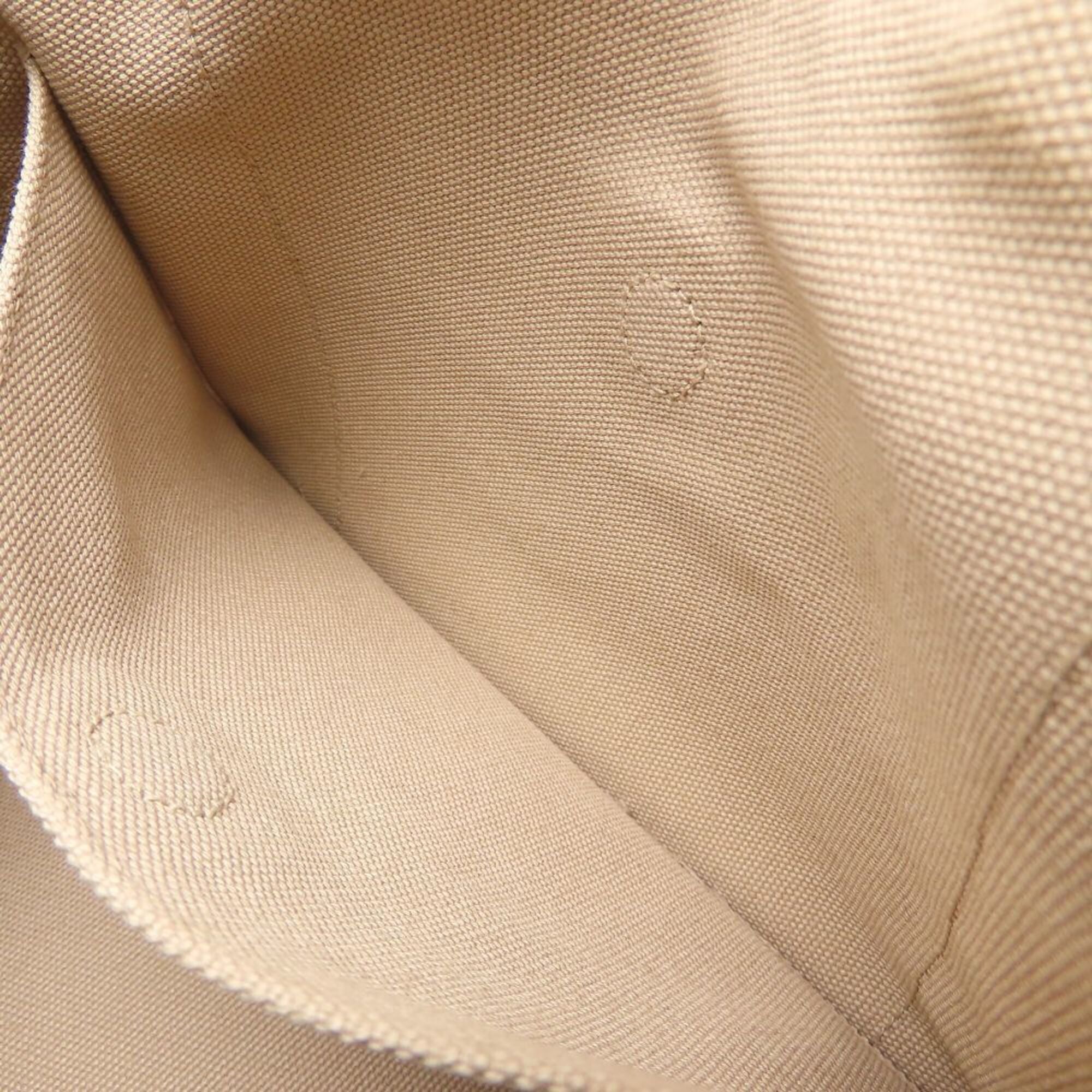 Prada Beige Canvas Handbag (Pre-Owned)