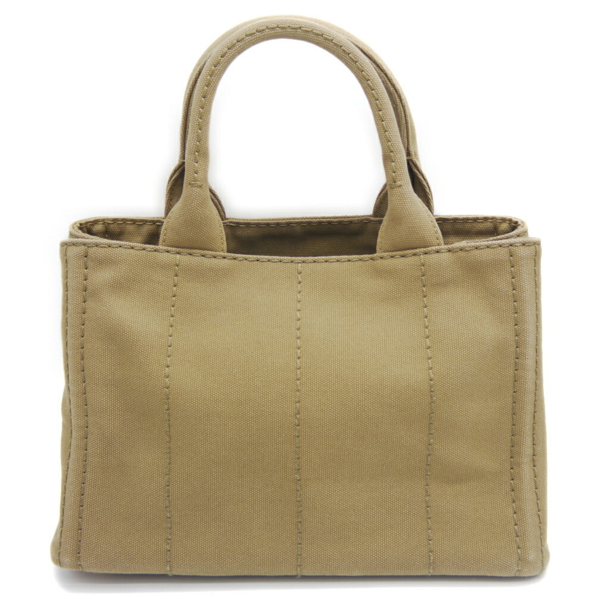 Prada Canvas Handbag Shoulder Bag (Pre-Owned)